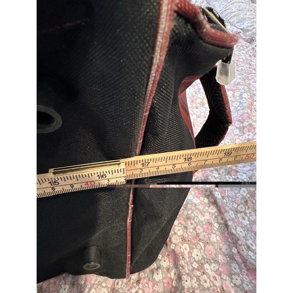 Vintage California Pak Red Plaid Duffel Bag Travel Calpak Luggage Weekender - Picture 5 of 15